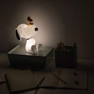 Snoopy LED naktslampiņa bērniem, 26.7 × 18.5 cm