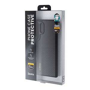 Benks Montage Magnetic Armor Pro Kevlar Case Metal Frame 600D+1500D (MA41) for Samsung Galaxy S24 Plus black
