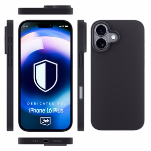 3mk Hardy Silicone MagCase viedtālruņa apvalks iPhone 16 Plus - pelēks