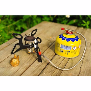 Meva SPIDER PRO tūrisma gāzes plīts un sildītājs gāzes kasetnēm, 3 kW, ar pjezo aizdedzi