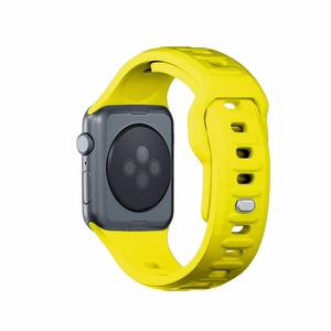 3mk silikona siksniņa Apple Watch, 38/40/41/42 mm, dzeltens, mazais izmērs