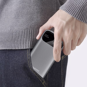 Dudao K31 10000 mAh 22.5W PD внешний аккумулятор со встроенным кабелем - Серый