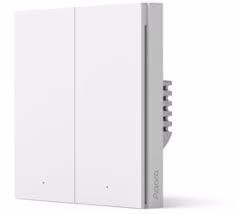 SMART HOME WIRED SWITCH DOUBLE/WS-EUK02 GREY AQARA