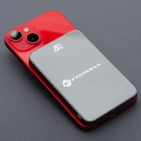 Portatīvais lādētājs saderīgs ar MagSafe Forcell F-Energy SuperSlim F5K8 QC4.0 PD3.0 15W 5000 mAh pelēks