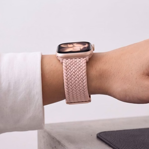 TECH-PROTECT NYLONMAG APPLE WATCH 4 / 5 / 6 / 7 / 8 / 9 / SE / ULTRA 1 / 2 (42 / 44 / 45 / 49 MM) PŪDERI ROZĀ