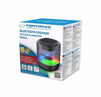 Esperanza EP154 BT FM LED RGB Speaker melns 3W