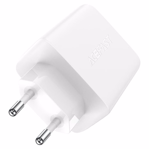Acefast ātrais lādētājs GaN (2xUSB-C / USB-A) PPS / PD / QC4+ 65W balts (A41)