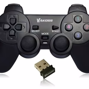 Vakoss GP-4705BK Gaming Controller Black RF Gamepad Analogue / Digital PC, Playstation 3