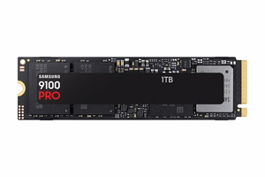 Samsung 9100 PRO 1TB SSD M.2 PCIe Gen5 NVMe, lasīšana 14700 MB/s, rakstīšana 13300 MB/s