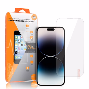 Закалённое стекло Orange для iPhone 15 Plus/15 Pro Max