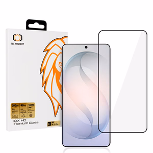 Tel Protect 10X HD Titanium rūdīts stikls priekš Samsung Galaxy S26 ar pirkstu nospiedumu atbloķēšanu