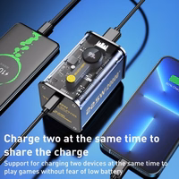 Portatīvais lādētājs WK Design "WP-337" Melns 20000mAh (PD 20W / QC3.0 22.5W)