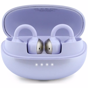 Bezvadu austiņas OWS Guess Metalic Finish Electropated Parts Classic Logo, violetas
