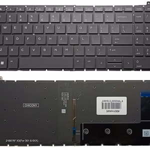 Tastatūra HP Elitebook 860 G9, 865 G9, 860 G10, 865 G10, with backlight, US