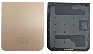 Back down maciņš priekš Samsung F721 Z Flip4 5G Rozā Zeltains original (used Grade A)