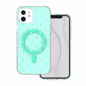 Bubble Dots Mag maciņš, paredzēts iPhone 11, zaļš
