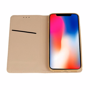 Viedtālruņa apvalks Smart Book magnētiskais XIAOMI REDMI NOTE 11 PRO PLUS 5G zeltains