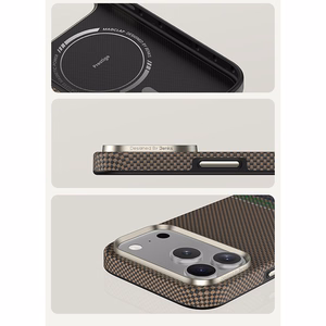 Benks Magnetic Armor Pro Prestige Kevlar 600D чехол (Y070) для Iphone 17 Pro Max (Camera Control Button)