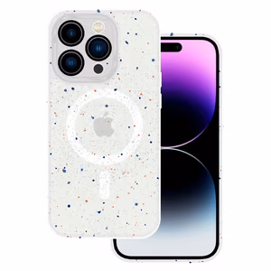 Tel Protect Magnetic Splash Frosted Case for iPhone 15 Plus White