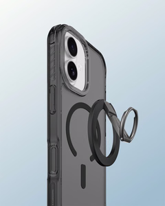 AmazingThing Titan Pro Grip Ring komplekts viedtālruņa apvalks iPhone 17, saderīgs ar MagSafe - melns