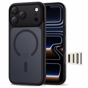 Tech-Protect Magpeak MagSafe CC viedtālruņa apvalks iPhone 17 Pro - matēti melns