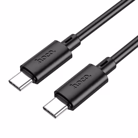 Kabelis USB C uz USB C Hoco 3A 60W 2 m X88 melns