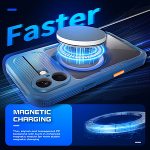 Crong Seal Cover IP68 ūdensizturīgs vāciņš ierīcei iPhone 16 Pro, jūras zils