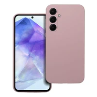 Silikona viedtālruņa apvalks 2mm SAMSUNG A55 5G smilšu rozā