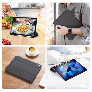 Dux Ducis Domo atverams un viedais miega apvalks iPad Air 4 / 5 10.9'' - melna