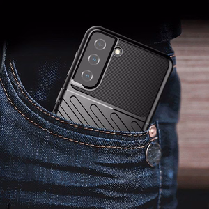 Thunder Case чехол для Samsung Galaxy S23+ силиконовый бронированный чехол чёрный