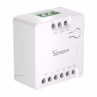 SONOFF MINI-D viedais WiFi Matter slēdzis (AC/DC 12-48V, sausais kontakts)