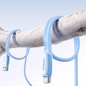 Joyroom S-A59 Vibrant Series 3A USB-A - USB-C kabelis 1.2m - zils