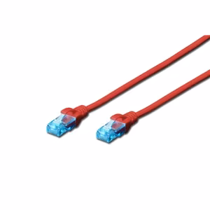 DIGITUS – CAT 5e U/UTP RJ45 AWG 26/7 сетевой патч-кабель, 0,5 m, красный