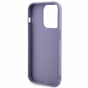 Guess Sequin Script Metal viedtālruņa apvalks iPhone 15 Pro - violeta