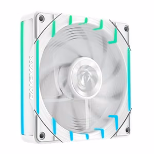 GameMax TORNADO T12 ARGB-RW – datora korpusa ventilators, balts