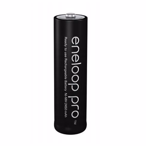 Uzlādējamas baterijas PANASONIC ENELOOP PRO AAA 930 mAh 4 gab. + maciņš (BK-4HCDE/4CP+CASE)