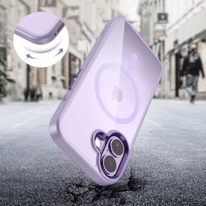 Tech-Protect MagMat MagSafe maciņš iPhone 17 caurspīdīgs violets