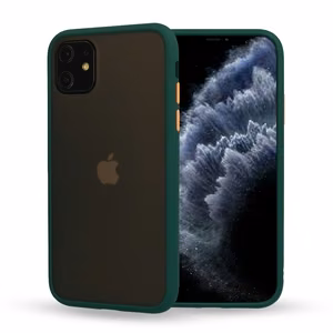 Vennus Color Button Bumper viedtālruņa apvalks Samsung Galaxy A20S zaļš