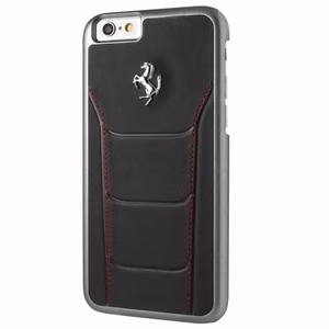 Ferrari cietais apvalks FESEHCP6BKR iPhone 6/6S 488 melns/sarkans šuvums