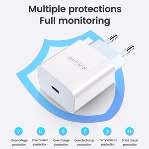 Lādētājs Jellico AK180 20W USB-C + USB-C uz Lightning kabelis 1.0m, balts