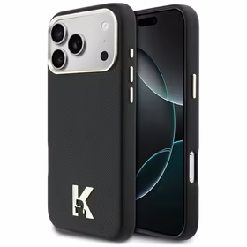 Karl Lagerfeld Karl Head Logo MagSafe futrālis iPhone 17 Pro Max - Melns