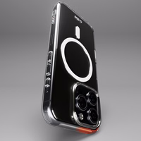 SBS Extreme Mag D3O Magnētiskais Apvalks iPhone 16 Pro - Caurspīdīgs