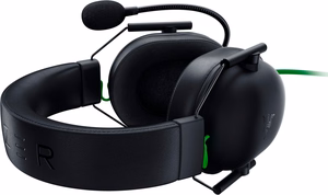 Razer Blackshark V2 X austiņas vadu galvas lente spēļu melnas, zaļas