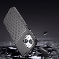 Thunder Case iPhone 14 viedtālruņa apvalks ar aizsardzību - melnas krāsas