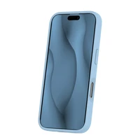 Silikona Thin Mag maciņš for iPhone 16 6,1" gaiši zils
