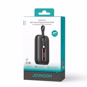Внешний аккумулятор Joyroom "JR-L012" чёрный 10000mAh (22.5W)