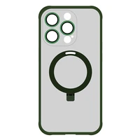 Tel Protect Magical Magnētiskais Viedtālruņa apvalks ar statīvu Iphone 15 Plus zaļš