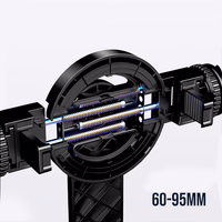 Blavec pašbilžu statīvs Aluminium Fusion P-07 Magsafe trijkājis + tālvadības pults + 2 lampas 1,4 metri (SSFP07-MTR2LB14) melns