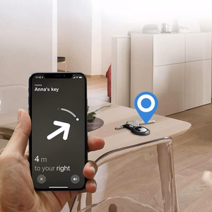 Чехол Tech-Protect NaturalFit для Apple AirTag 1/2 - чёрный