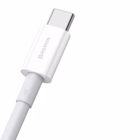 Baseus kabelis Superior USB - USB-C 1,0 m balts 66W